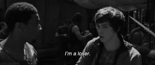 I'M A Loser GIF - Logan Lerman Percy Jackson Loser GIFs
