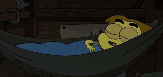 Sleeping Cricket Green GIF
