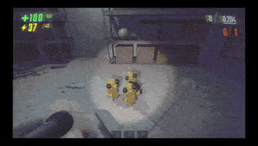 a screenshot of a video game showing a score of 0