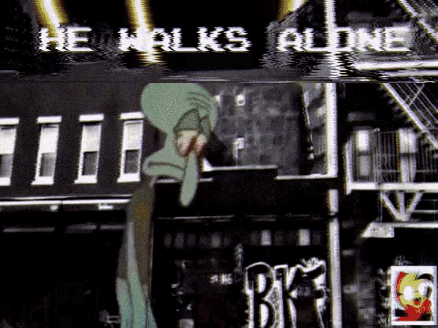 Squidward Walks GIF - Squidward Walks Alone GIFs