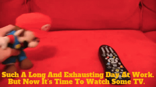 Sml Mario GIF - Sml Mario Such A Long And Exhausting Day At Work GIFs