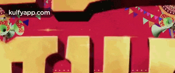 a red background with yellow letters and the words kulfyapp.com