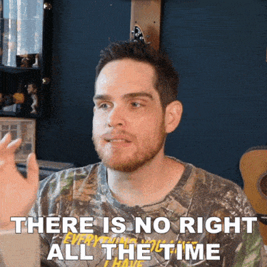 There Is No Right All The Time Sam Johnson GIF - There Is No Right All The Time Sam Johnson Correctness Varies GIFs