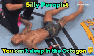 a man laying on the ground with the words " silly perapis " above him