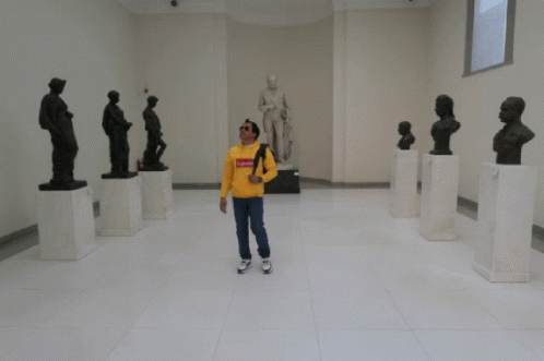 The Joker There There GIF - The Joker There There The Statues GIFs