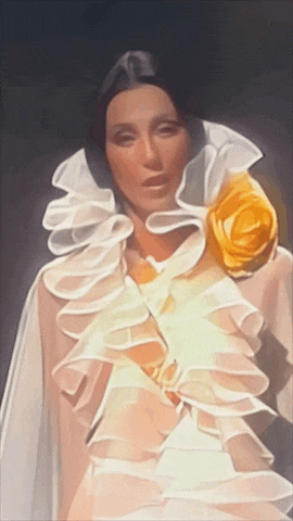 a painting of a woman wearing a white ruffled dress