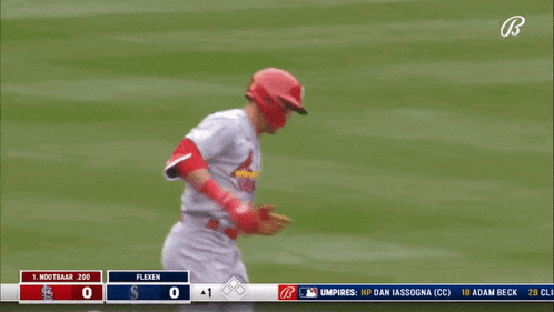 a baseball game is being played between the st louis cardinals and the brewers