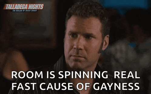 a movie poster for talladega nights shows a man