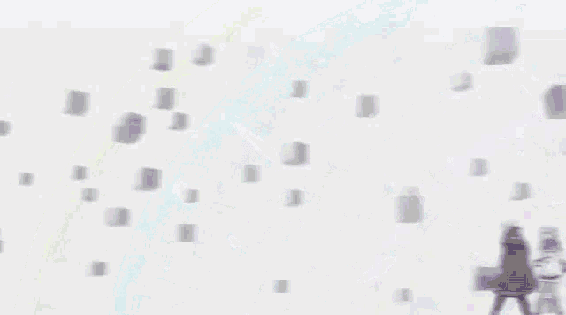 a purple light is coming out of a planet