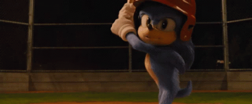 Sonic The Hedgehog Baseball GIF - Sonic The Hedgehog Baseball Batter Up GIFs