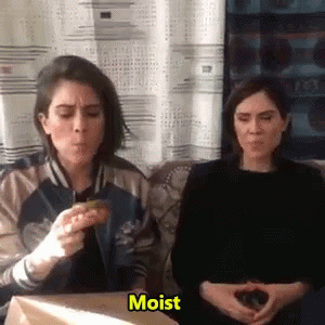 Tegan And Sara Moist GIF - Tegan And Sara Moist Donut GIFs