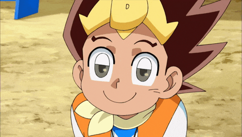 a cartoon character with the letter d on his hat