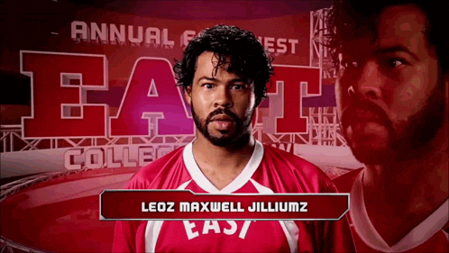 a man in a red jersey with the name leoz maxwell jillianz
