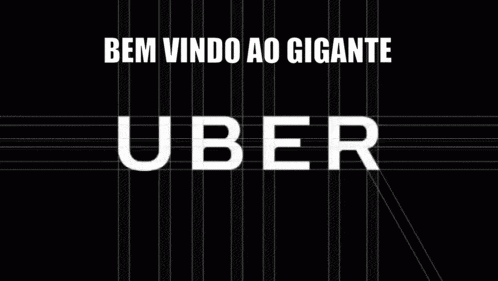a black background with the uber logo in white letters