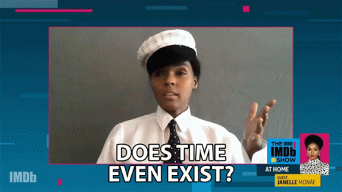 Does Time Even Exist Janelle Monae GIF - Does Time Even Exist Janelle Monae The Imdb Show GIFs