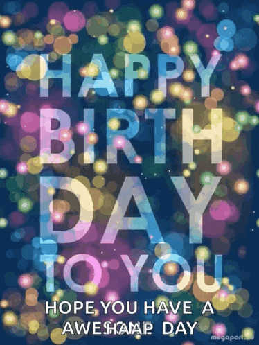 a birthday card that says " happy birthday to you "