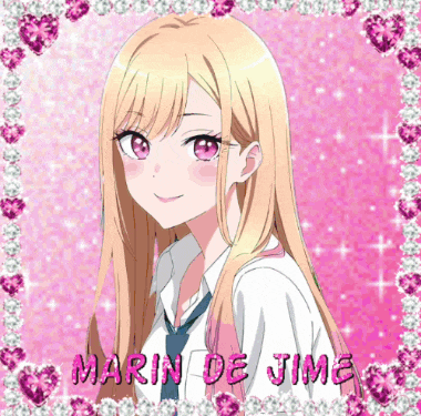 a picture of a girl with the name marin de jima