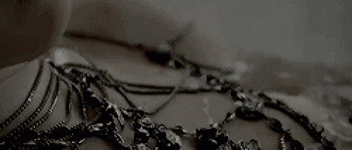 Wearing A Necklace In Water Girl GIF - Wearing A Necklace In Water Girl Jewelry GIFs