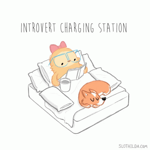 Introvert Charging Station GIF - Introvert Charging Station Battery GIFs