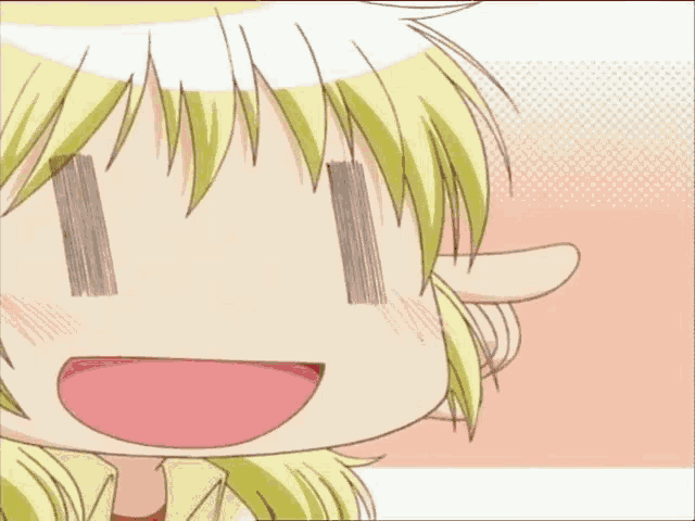 a cartoon girl is pointing at another girl who is kneeling on the floor