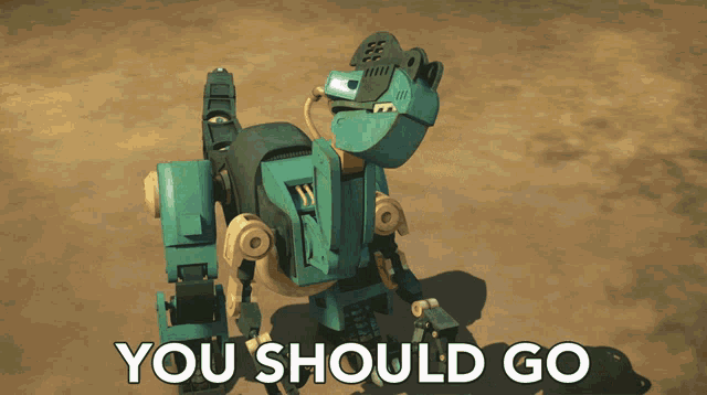 You Should Go Dinotrux GIF - You Should Go Dinotrux Leave GIFs
