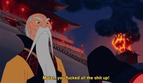 Mulan Emperor GIF - Mulan Emperor Fucked Up GIFs