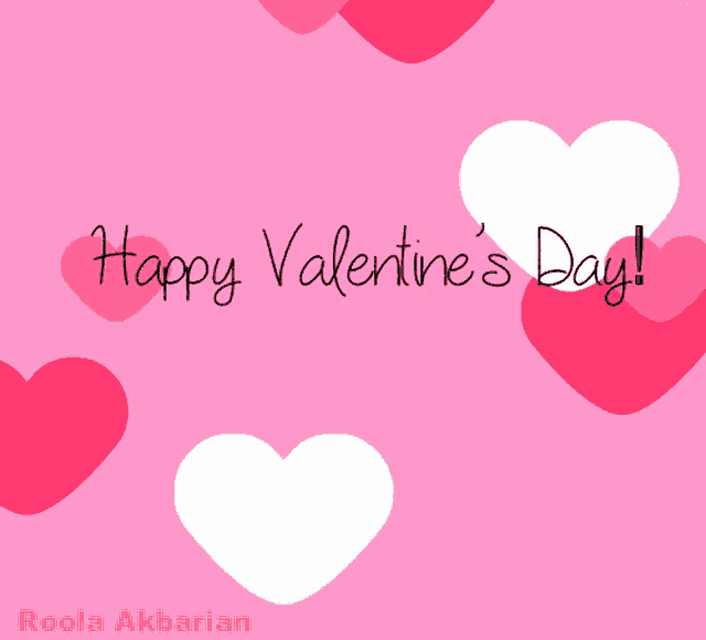 Happy Valentines Day Hearts GIF - Happy Valentines Day Hearts Raining Hearts GIFs