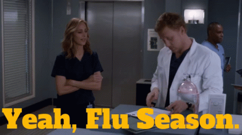Greys Anatomy Teddy Altman GIF - Greys Anatomy Teddy Altman Yeah Flu Season GIFs