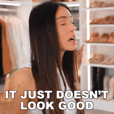 It Just Doesn'T Look Good Shea Whitney GIF - It Just Doesn'T Look Good Shea Whitney It Look Bad GIFs