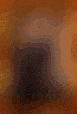 a picture of a woman in a black dress sitting in a chair with flames surrounding her