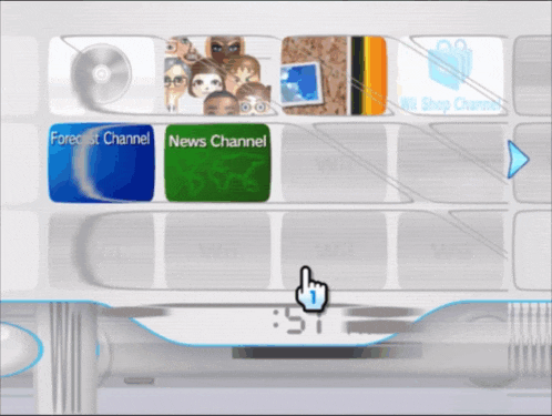 a screenshot of a video game showing the news channel