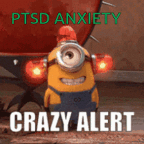 Anxiety Ptsd GIF - Anxiety Ptsd Crazy Alert GIFs