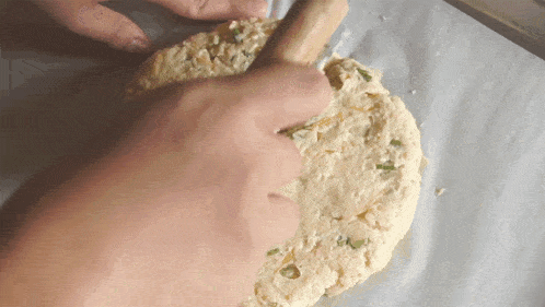 Cutting The Dough Two Plaid Aprons GIF - Cutting The Dough Two Plaid Aprons Dividing The Dough GIFs