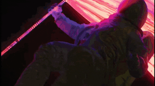 a colorful background with the mtv logo