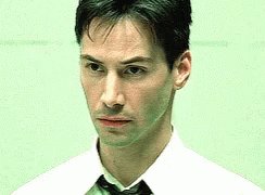 Keanu Reeves Stare GIF
