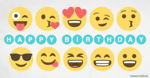 Happy Birthday Emojis GIF - Happy Birthday Emojis GIFs