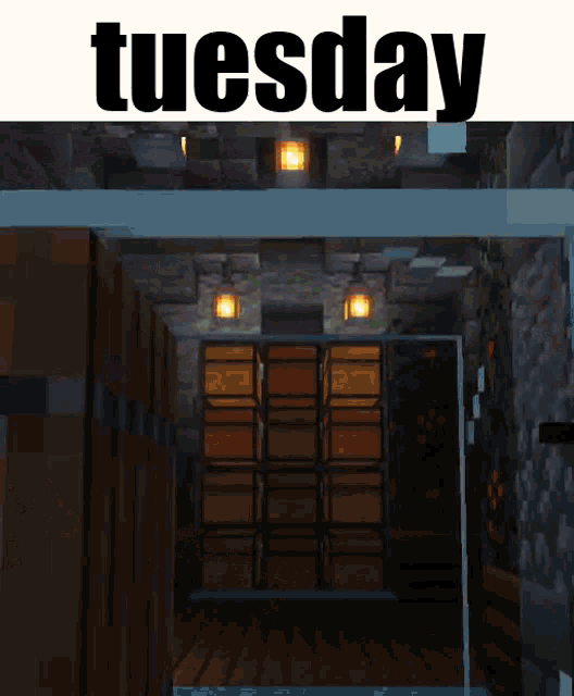 Teal Minecraft Tuesday GIF - Teal Minecraft Tuesday Good Morning GIFs