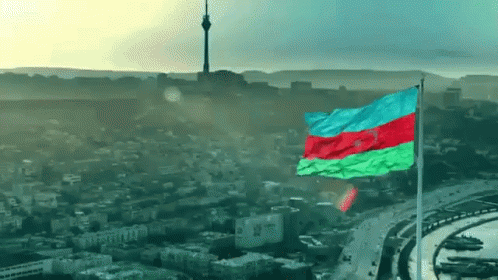 азербайджан баку флаг эмин GIF - Azerbaijan Baku Flag GIFs