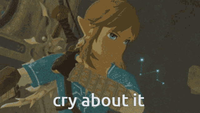 Cry About It Link GIF - Cry About It Link Meme Haha GIFs