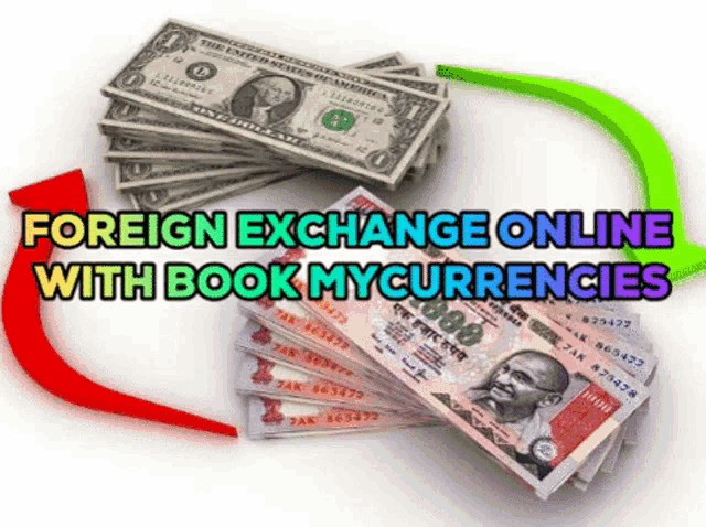 foreign exchange online with book my currencies is displayed