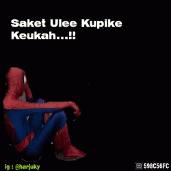 Spiderman Lonely GIF - Spiderman Lonely Saket Ulee Kupike Keukah GIFs