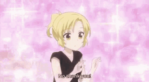 No Thank You Anime GIF - No Thank You Anime GIFs
