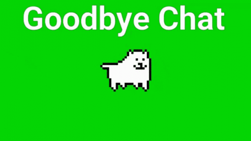 Goodbye Chat Bye Chat GIF
