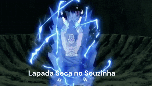 a picture of a cartoon character with the words lapada seca no souzinha below it