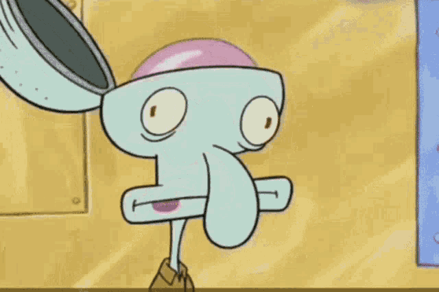 a cartoon drawing of a brain with a pencil sticking out of it 's mouth