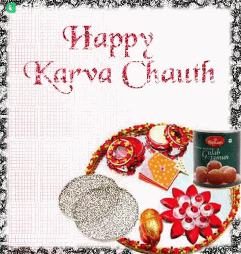 Happy Karva Chauth Gifkaro GIF - Happy Karva Chauth Gifkaro Celebrate Karva Chauth GIFs