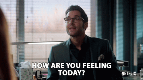 How Are You Feeling Today Tom Ellis GIF - How Are You Feeling Today Tom Ellis Lucifer Morningstar GIFs
