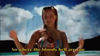 Where The Bloody Hell Are You GIF - Where The Bloody Hell Are You Lara Bingle Beach GIFs