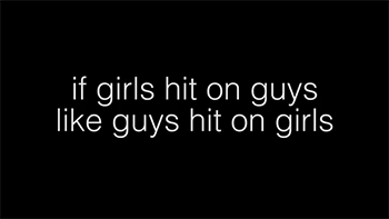 If Girls Hit On Guys Like Guys Hit On Girls. GIF - Battleofthesexes Funny Guys GIFs