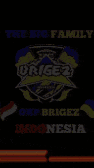 a black background with the words brigez abadi in red